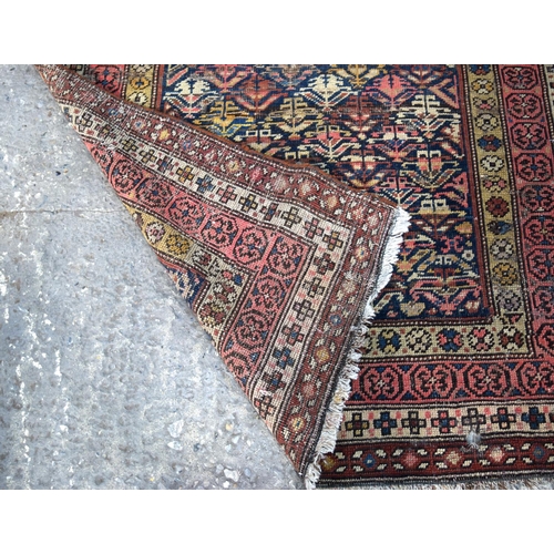 3157 - North West Persian Long rug.  249cm x 103cm