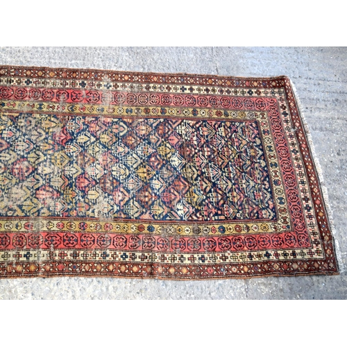 3157 - North West Persian Long rug.  249cm x 103cm