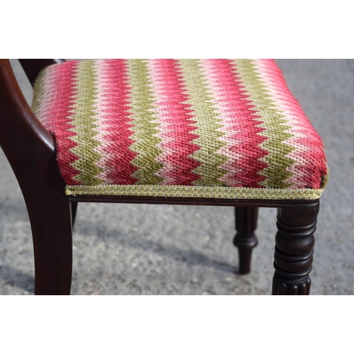 3161 - A Victorian child's upholstered seat, possibly a Gillows model. 65cm x 33cm.