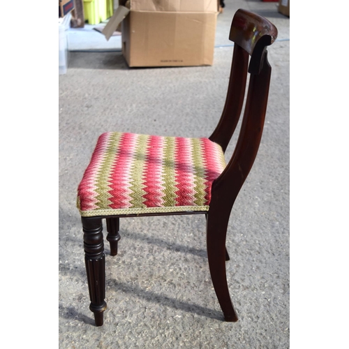 3161 - A Victorian child's upholstered seat, possibly a Gillows model. 65cm x 33cm.