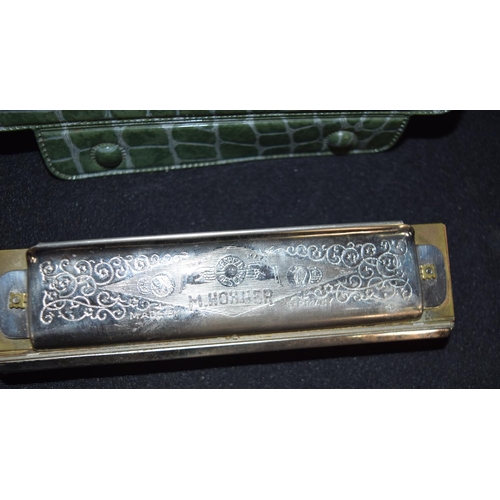 3211 - Three vintage harmonicas Hofners & Kosh  (3)