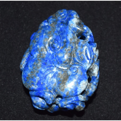 3284 - Carved Lapis Lazuli Boulder.  6cm x 4 cm