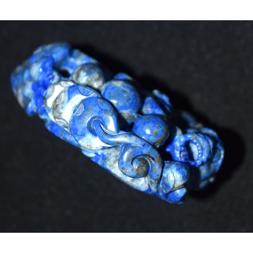 3284 - Carved Lapis Lazuli Boulder.  6cm x 4 cm