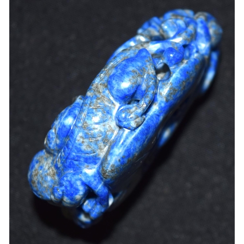 3284 - Carved Lapis Lazuli Boulder.  6cm x 4 cm