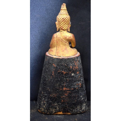 3309 - Antique Thai wooden gilded Buddha