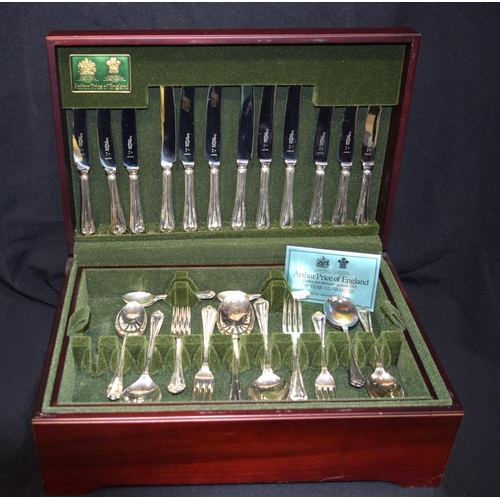 3365 - A Arthur Price cased Silver plated Cutlery set