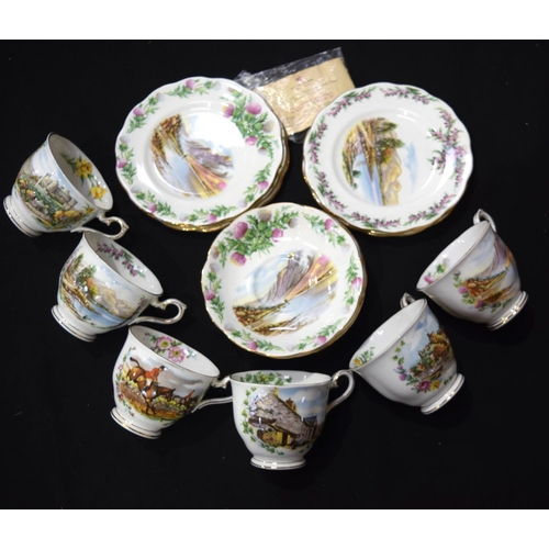 3407 - A six piece Royal Albert Bone china From the Traditional British songs series