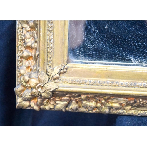 3743 - Gilt framed mirror 44 x 55cm