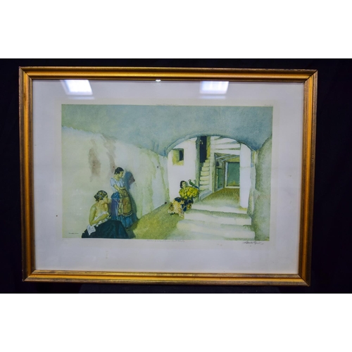 3744 - Four framed Prints by Sir William Russell Flint 1880-1969 41 x 55