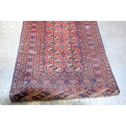 3158 - Tekke Turkman long rug.  220cm x 116cm