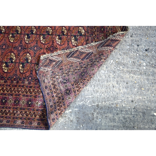 3158 - Tekke Turkman long rug.  220cm x 116cm