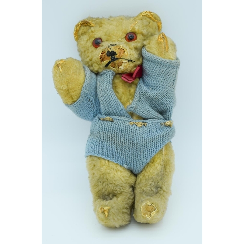 4016 - A Vintage teddy and a boxed Marcie Doll 23cm. (2)