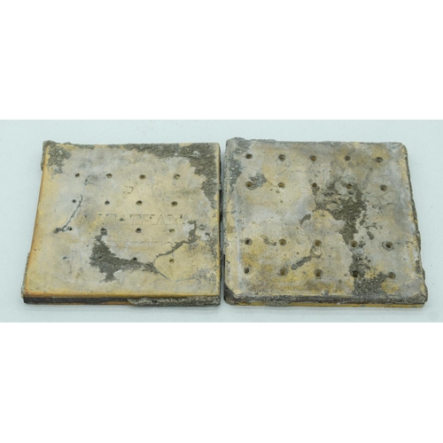 4062 - Two Victorian Tiles 15 x 15cm (2).