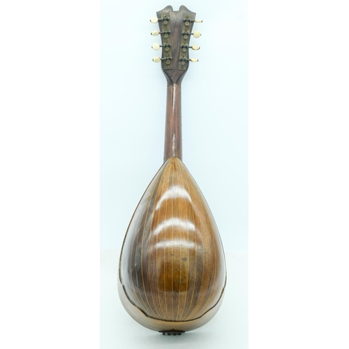 4096 - A  cased Vintage Italian Mandolin maker Giuseppe Casini 61 x 20 cm .