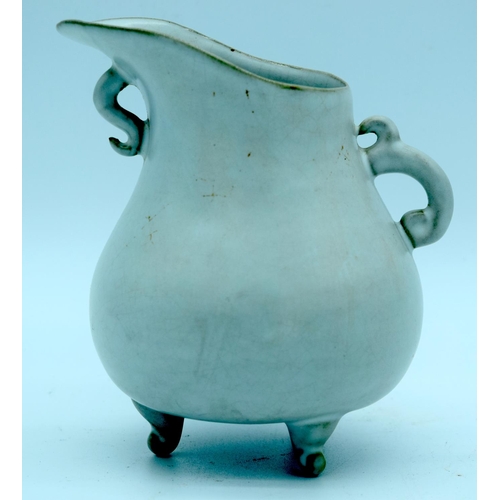 4396 - A Chinese Ru Ware wine vessel  13cm .