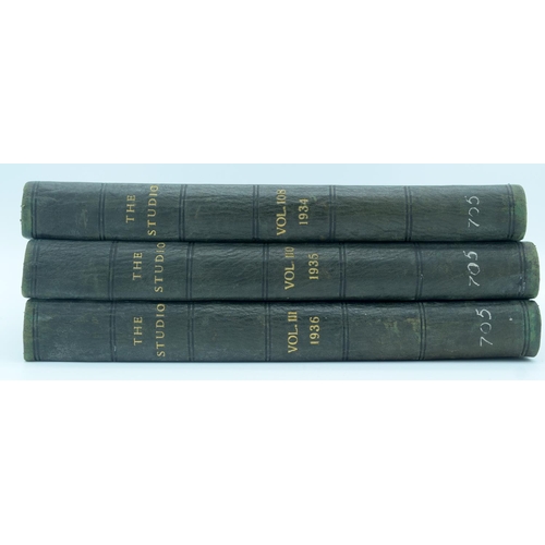 4399 - Three volumes of the Studio reference books No 108,110 and 111 .