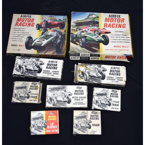 4561 - A  boxed vintage Airfix model racing set. (Qty)