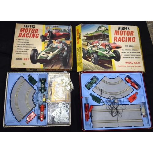 4561 - A  boxed vintage Airfix model racing set. (Qty)