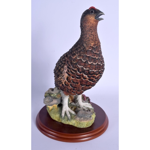 362 - A BORDER FINE ARTS FIGURE OF A GAME BIRD Red Grouse. 28 cm high.