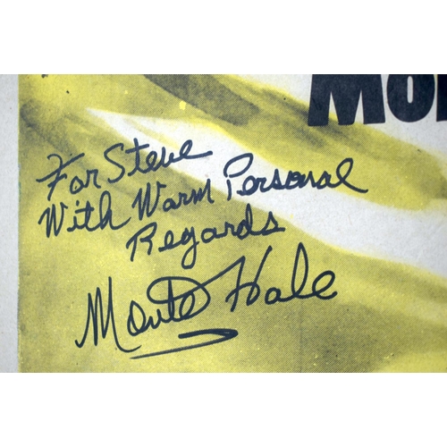 372 - MAN FROM RAINBOW VALLEY movie poster, 1946, dedicated and autographed Monte Hale, horizontal and ver... 