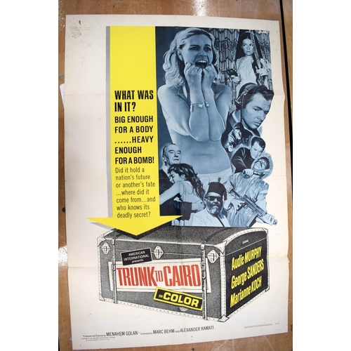 385 - PIN-UP PLAYMATES movie poster, horizontal and vertical folds, 105 x 68cm, TRUNK TO CAIRO, 