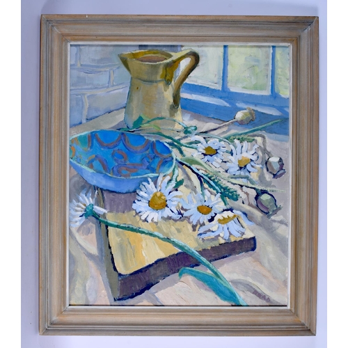 389 - British School (20th Century) Ford, Oil on board, Still Life. Image 58 cm x 50 cm.