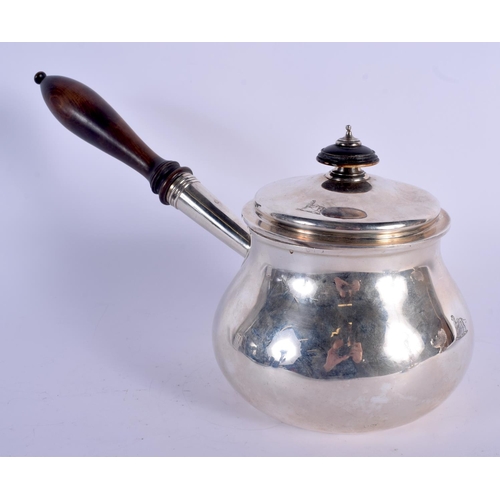 1091 - A VERY RARE MID 19TH CENTURY ENGLISH SILVER BRANDY WARMER of highly unusual proportions. London 1839... 