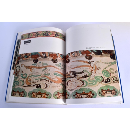 1526 - A CHINESE BOOK OF SUNG STYLE PAINTINGS ON SILK together with four other Chinese books. (5)