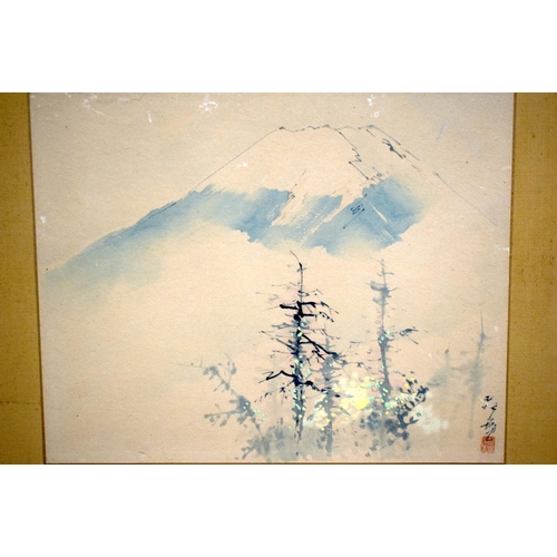 1681 - A LARGE PAIR OF EARLY 20TH CENTURY CHINESE WATERCOLOURS formed upon eight panels of landscapes. Each... 