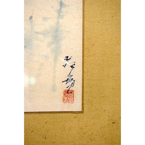 1681 - A LARGE PAIR OF EARLY 20TH CENTURY CHINESE WATERCOLOURS formed upon eight panels of landscapes. Each... 