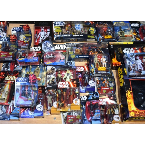 2509 - large collection of boxed star wars figures (49)