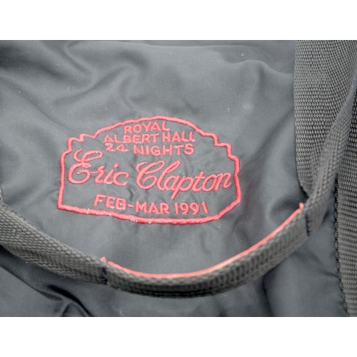 2542 - Eric Clapton 1991 Royal Albert Hall Crew  Bag 55 x 48 cm.