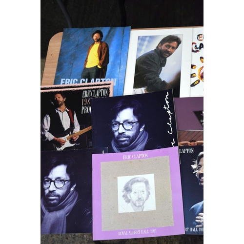 2545 - A collection of Eric Clapton 1980-1990's Tour programmes(22).