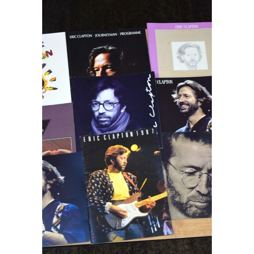 2545 - A collection of Eric Clapton 1980-1990's Tour programmes(22).