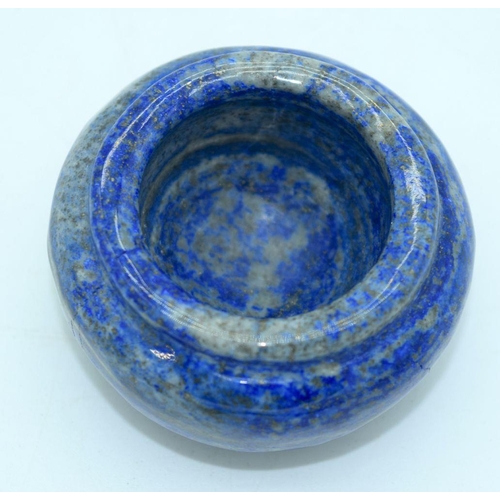 2612 - A Lapis Lazuli small bowl 3.5 x 6cm.