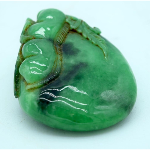 2615 - A Chinese carved Jade boulder  9 x 6cm.