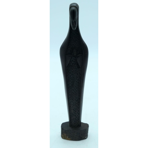 2662 - A group of mainly hardwood  African figures largest 39cm (6).