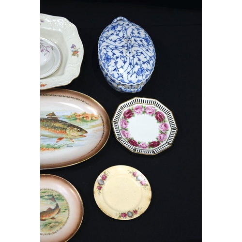 2703 - A group of German ceramic items Schumann, Edelstein ,Rosenthal etc Qty.