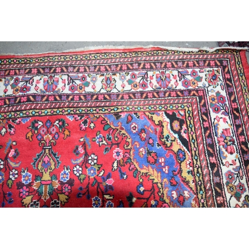 2715 - A large Persian thick pile rug 386 x 260cm.