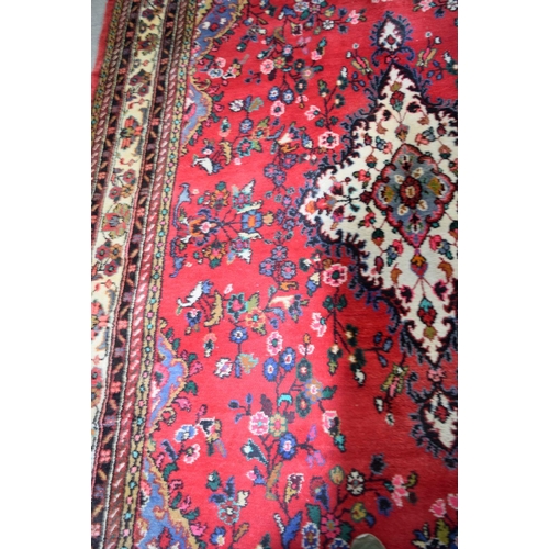 2715 - A large Persian thick pile rug 386 x 260cm.