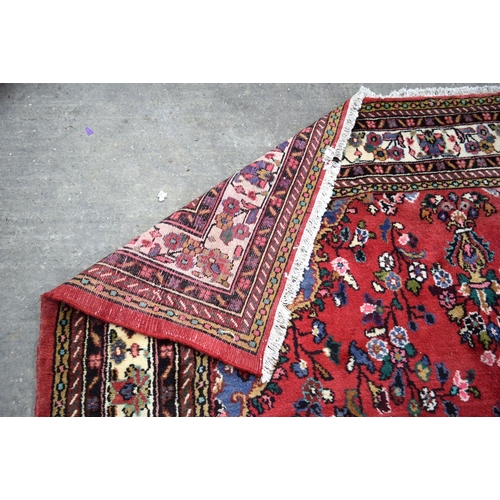 2715 - A large Persian thick pile rug 386 x 260cm.