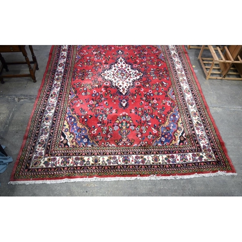 2715 - A large Persian thick pile rug 386 x 260cm.