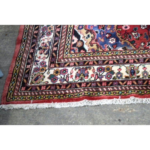 2715 - A large Persian thick pile rug 386 x 260cm.