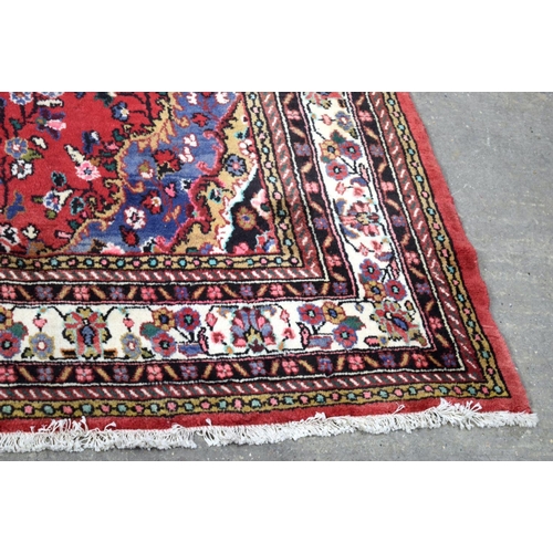 2715 - A large Persian thick pile rug 386 x 260cm.