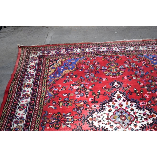 2715 - A large Persian thick pile rug 386 x 260cm.