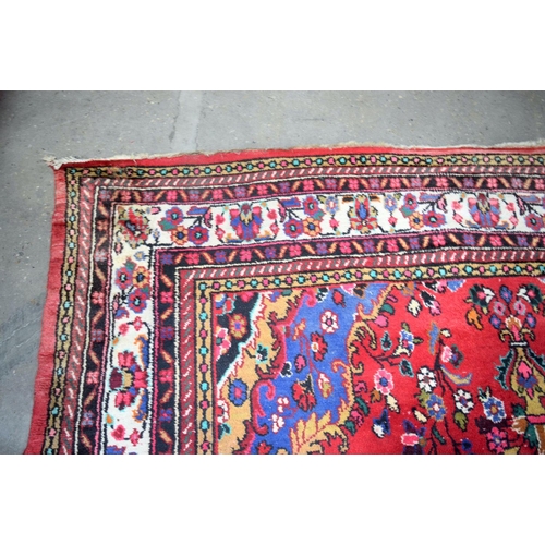 2715 - A large Persian thick pile rug 386 x 260cm.