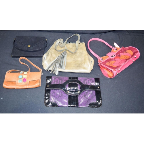 2801 - Collection of handbags including Kate Landrey, M. Andonia, Coblentz etc  (5).