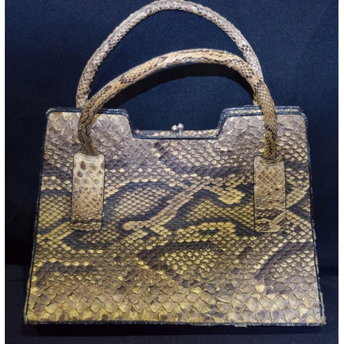 2805 - A Silvano Biagint shoulder bag together with a Vince Camuto Tote bag and a vintage Crocodile skin sh... 