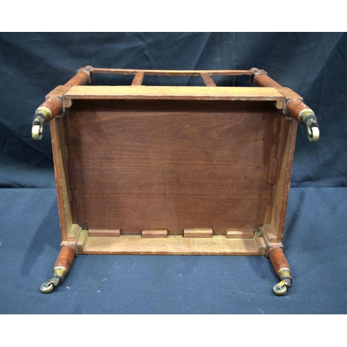 2862 - A 19th Century oak magazine rack 49 x 36 x 53 cm.