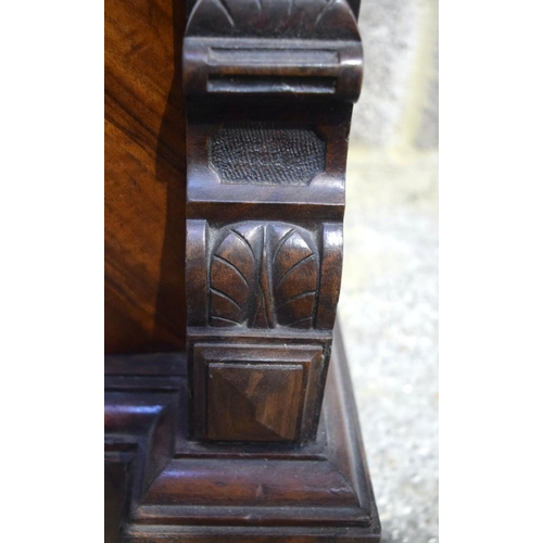 2872 - A rare mahogany  burr walnut veneered dentist cabinet 82 x 41 x 173 cm.